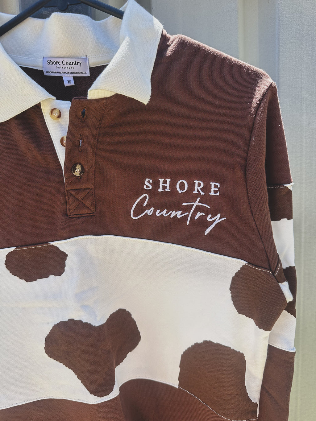 Cowprint Rugby Jumper