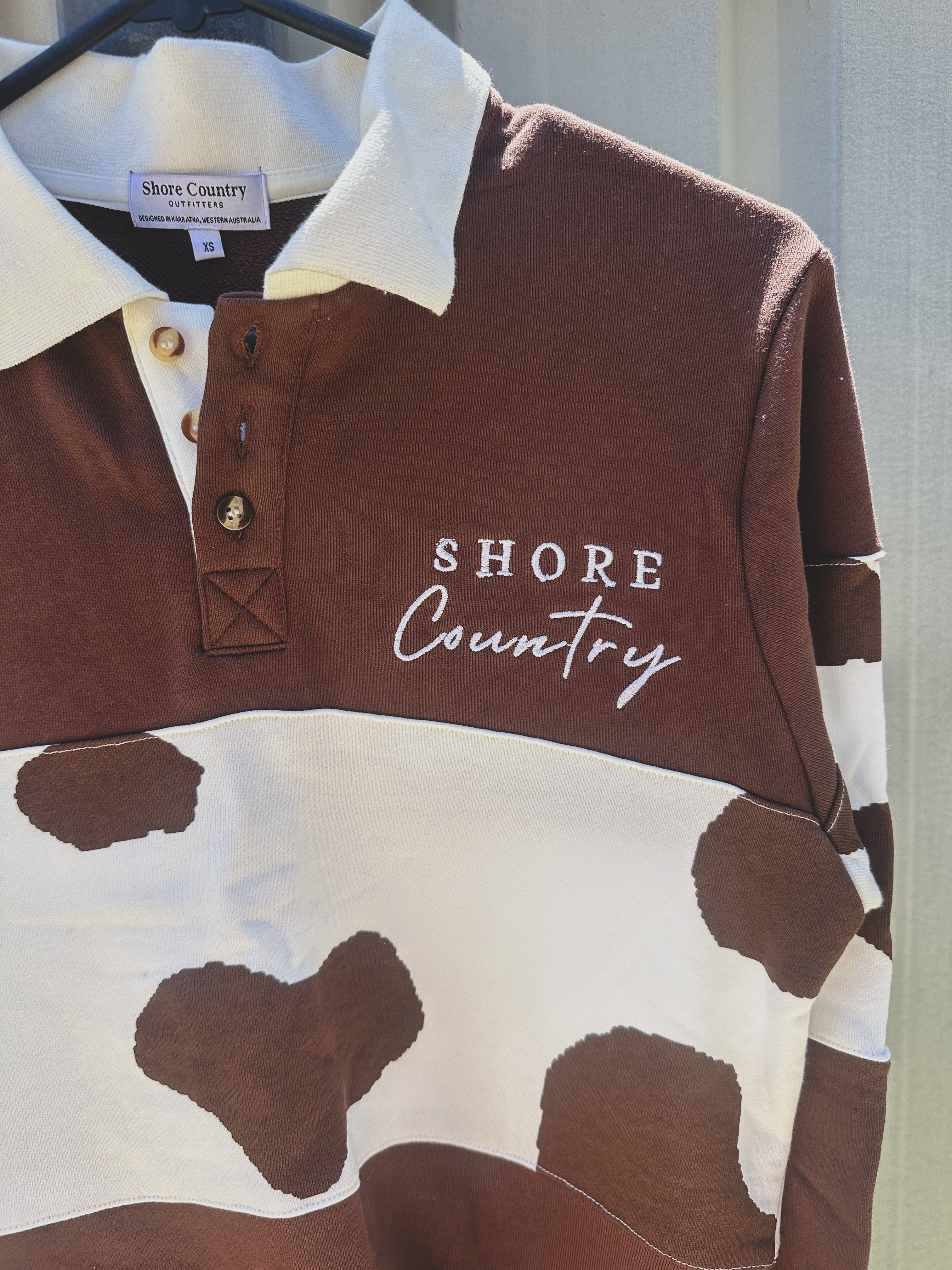 Cowprint Rugby Jumper