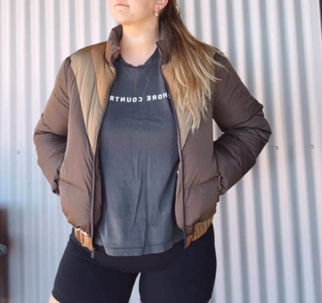 Kelpie Puffer Jacket - SIZE UP
