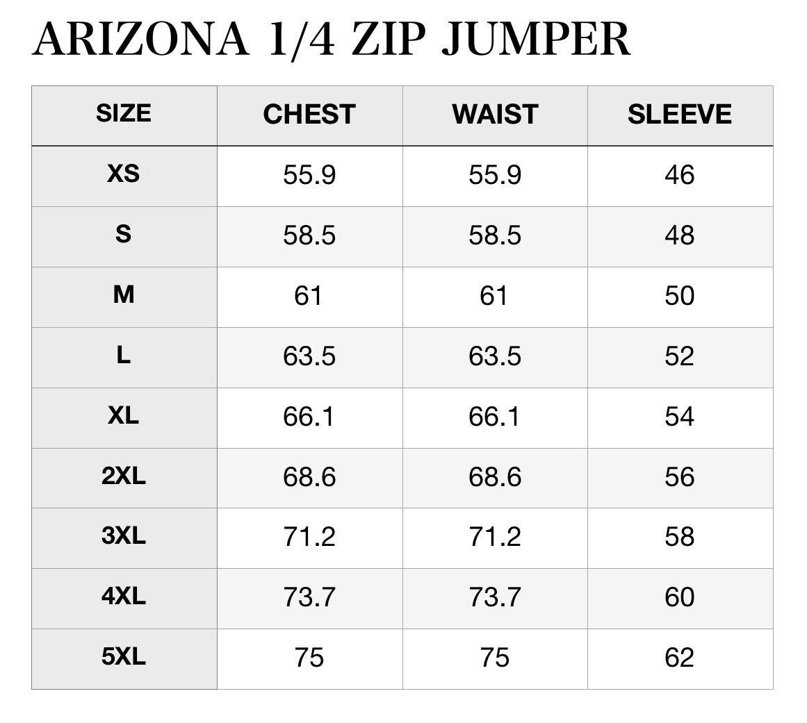 Arizona 1/4 Zip Jumper